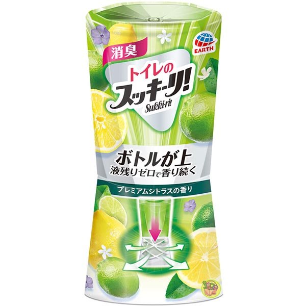 【JPGO】日本製 地球製藥 洗手間.廁所芳香除臭劑 400ml