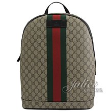 【茱麗葉精品】全新精品 GUCCI 專櫃商品 443805 GG Supreme 經典織帶印花雙肩後背包.駝 預購無現貨