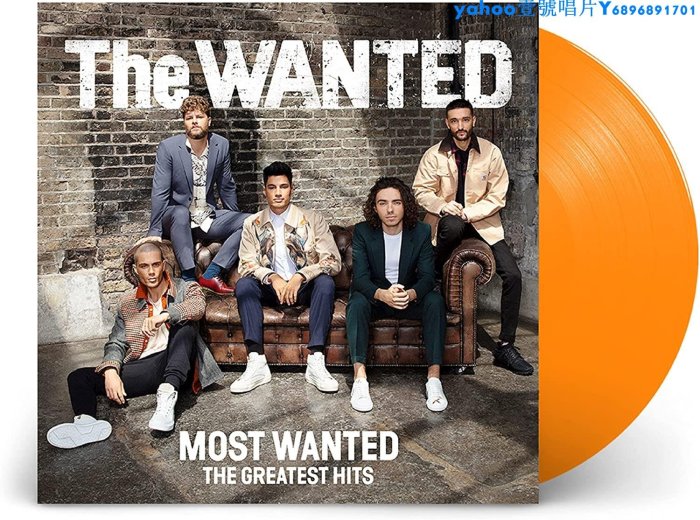 The Wanted Most Wanted: The Greatest Hits 橙膠 LP 黑膠