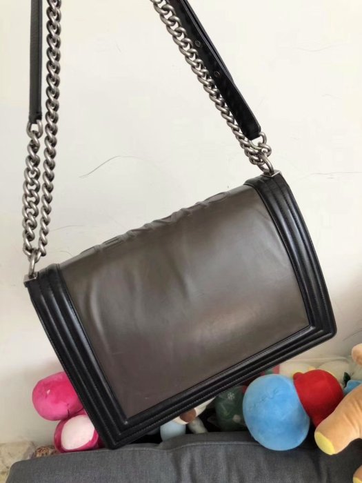 Chanel boy 30cm 復古款肩背Jumbo尺寸包