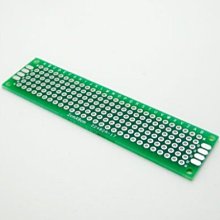 雙面 PCB板 優質玻纖板 2*8cm 厚度1.6 萬能板 實驗板 洞洞板 W177.0427