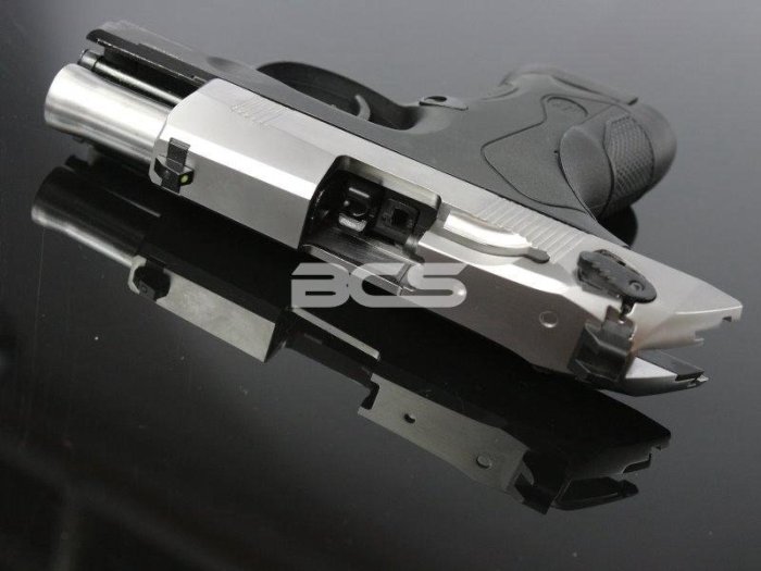 【BCS武器空間】銀色 WE PX4C 小鬥牛犬 BULLDOG 6MM 單發版 瓦斯手槍-WED001S