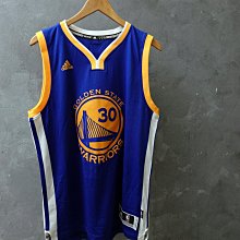 CA 愛迪達 adidas GOLDEN STATE WARRIORS CURRY 藍色 休閒運動背心 M號 一元起標M875