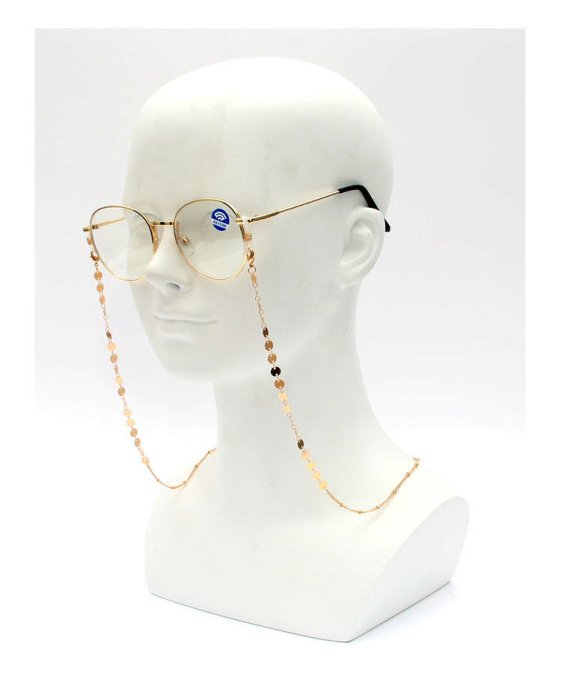 【【現貨】韓版 韓系口罩鍊口罩掛鍊口罩繩口罩鏈眼鏡鍊眼鏡鏈眼鏡掛鍊一款兩用-多圓片款