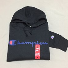 Champion 冠軍 帽t 連帽 長袖 上衣 黑色  男裝