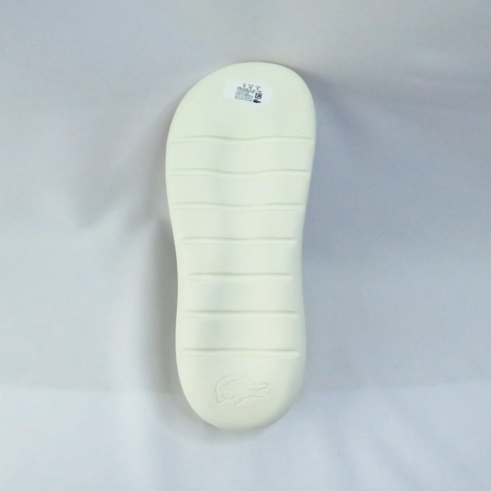 LACOSTE Serve Slide 3.0 男款 防水拖鞋 45CMA000418C 淡灰米白【iSport愛運動】