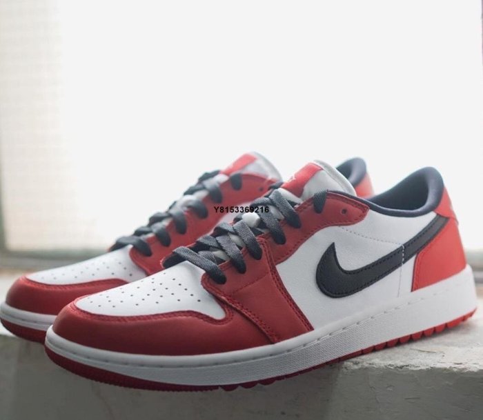 Nike Air Jordan 1 Retro Low Golf Chicago 芝加哥 白紅黑 DD9315-600