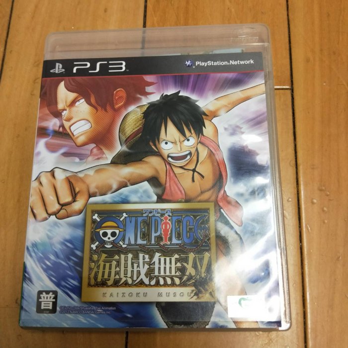 PS3 遊戲片日版航海王海賊王海賊無雙1 One Piece Pirate Warriors 1