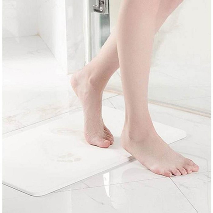 硬硅藻泥腳墊吸水墊硅藻土軟地墊衛生間腳墊浴室防滑墊速干門墊子