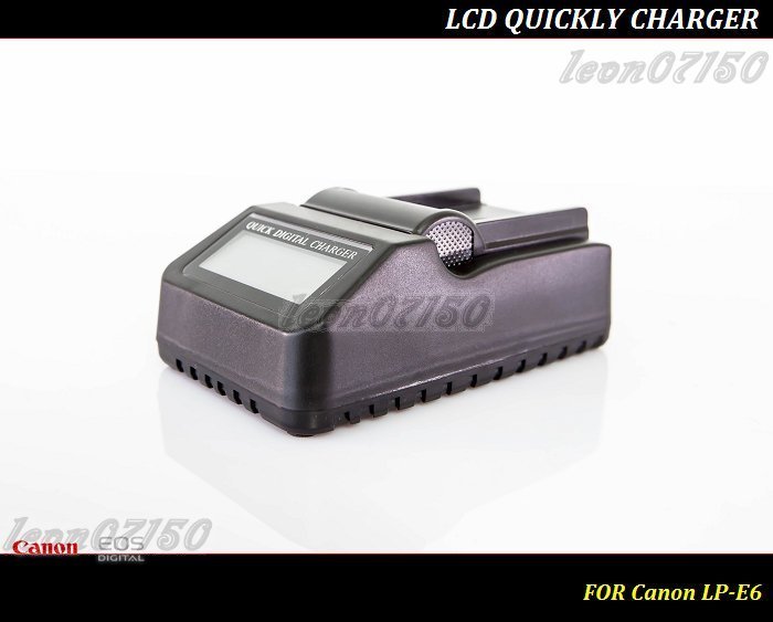 【特價促銷 】全新 CANON LCD 智慧快速充電器 Canon LP-E6 / LP-E6N / LP-E6NH