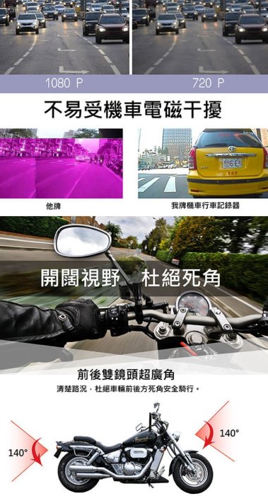 小青蛙數位 CARSCAM 行車王 M6 送64G WIFI 機車行車記錄器 SONY鏡頭 雙1080P 行車記錄器