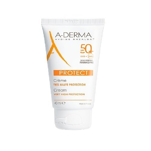 2入_A-DERMA艾芙美 燕麥全護無香防曬霜SPF50+ 40ml