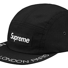 【日貨代購CITY】2018SS Supreme Visor Print Camp Cap 五分割 帽沿字體 帽子