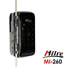 Milre 美樂 玻璃門專用二合一密碼/卡片智能電子門鎖MI-260(附基本安裝)