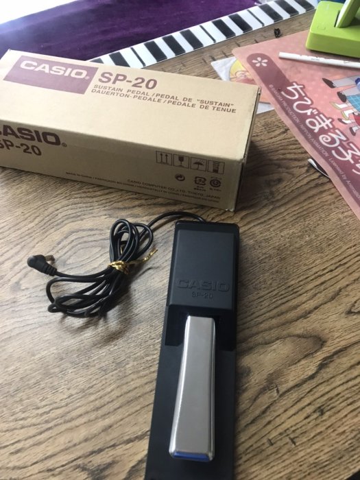 律揚樂器 二手八成新 CASIO SC-20 延音踏板 電子琴 電鋼琴 踏板