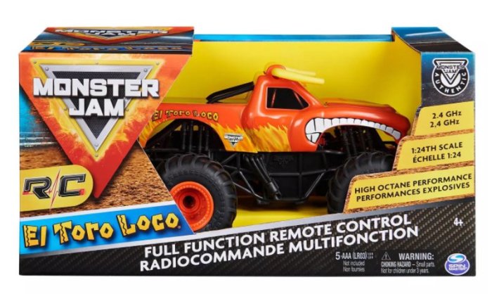 MONSTER JAM 怪獸卡車 1:24無線遙控車 El Toro Loco 越野型1:24遙控車 正版在台現貨