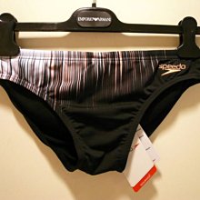 -TAKADA 高田家- 全新正品 SPEEDO ENDURANCE系列 黑底漸變野獸派風格 三角泳褲