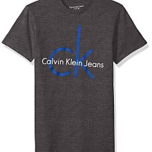 【CK男生館】☆【Calvin Klein logo短袖T恤】☆【CK001X2】KIDS/青年版(M-L-XL)