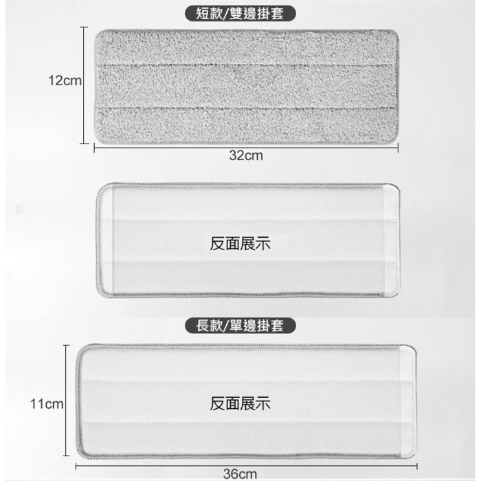 特價✅ 超細纖毛平板拖把布 好神拖美型/輕清拖平板拖(2入組) 吸水性佳，乾拖可吸附粉塵、毛髮