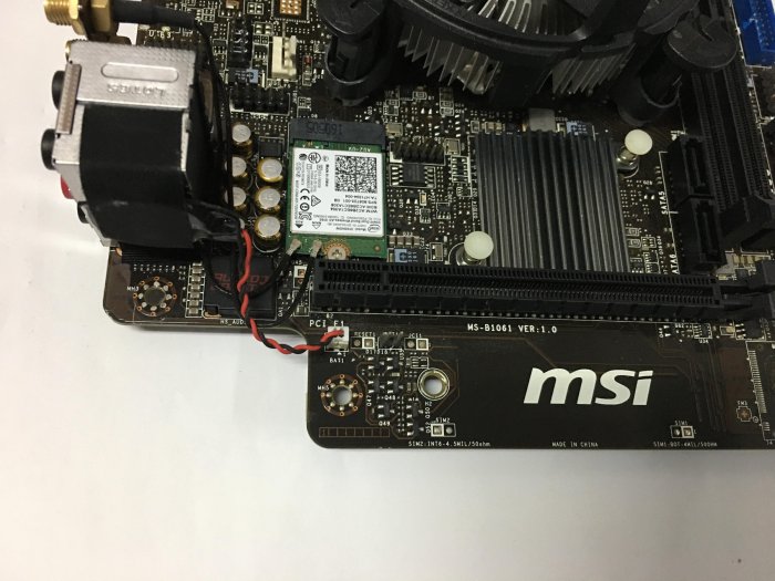 MSI 微星 Nightblade X2 (MS-B1061) 1151腳位/ I-TX桌上型主機板 二手$1500