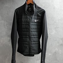 CA 美國運動品牌 NIKE 女款 黑色 合身版 休閒夾克 L號 一元起標無底價Q864