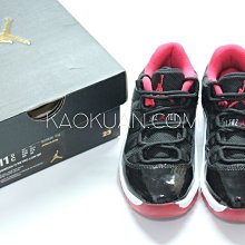 【高冠國際】Nike Air Jordan 11 Retro Low Bred BP 黑紅 中童 505835-012