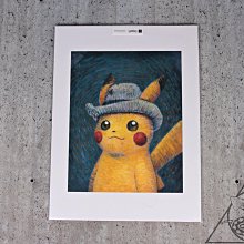【HYDRA】Pokemon Van Gogh Museum Print 皮卡丘 版畫 寶可夢 梵谷【HYAW63】