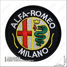 【ARMYGO】Alfa Romeo  愛快羅密歐  汽車品牌章