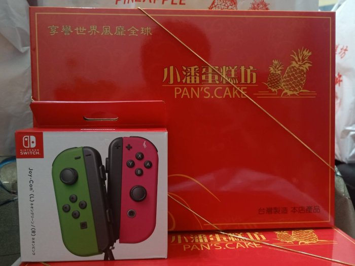 【小潘】鳳黃酥18入有包裝+任天堂JOYCON手把 全新商品 大量現貨