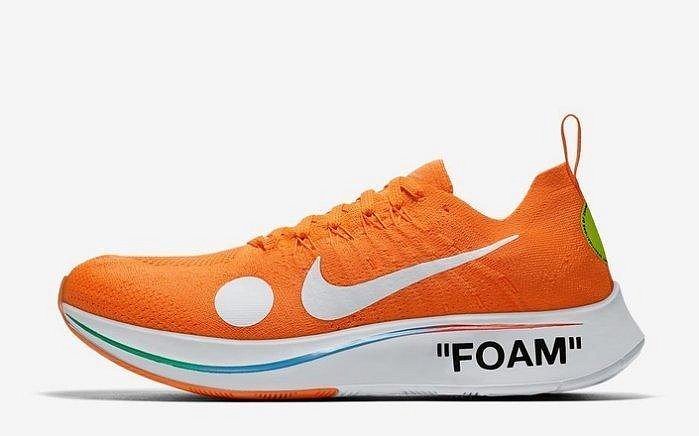 OFF-WHITE X Nike Zoom Fly Mercurial FK 白橘 AO2115-800 世足 世界盃