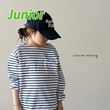 JS~JL ♥上衣(BLUE) CREAM BBANG-2 24夏季 CBG240418-037『韓爸有衣正韓國童裝』~預購
