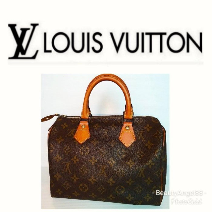 LV SPEEDY 25波士頓包 Louis Vuitton Speedy25手提包898 1元起標M41528(售