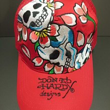 Ed Hardy 車繡 花瓣 骷髏頭 圖騰 潮帽 全新真品  現貨 在台