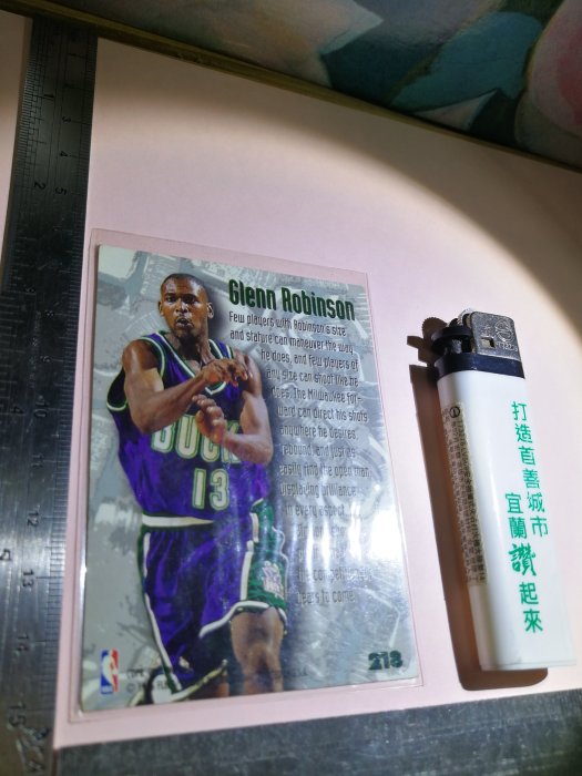 銘馨易拍重生網 107NBA20 少見 早期 1996 Glenn Robinson 1996球員卡 1張  保存如圖