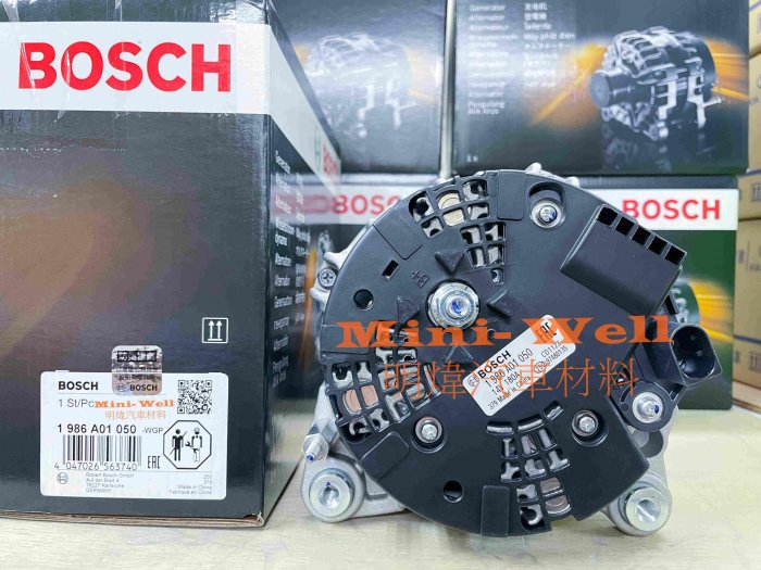 ※明煒汽車材料※奧迪 A3 A4 A6 2.0 柴油 180A 14-/ SUPERB OCTAVIA 柴油 BOSCH 全新品 發電機