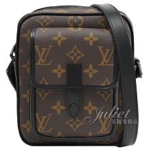 【茱麗葉精品】全新商品 LV M69404 Christopher 經典花紋肩/斜背拉鍊小方包 預購無現貨