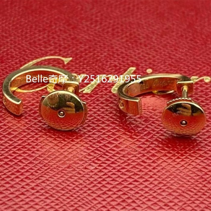 流當奢品 Cartier 卡地亞 LOVE系列耳環 18K玫瑰金耳環 B8029000 真品現貨