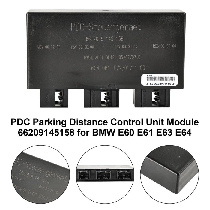 BMW E60 E61 E63 E64 PDC倒車雷達模塊66209145158-極限超快感