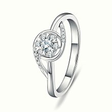 台南 長記銀樓 天然鑽石求婚戒指 主石11分 小鑽16粒。特價$13880元