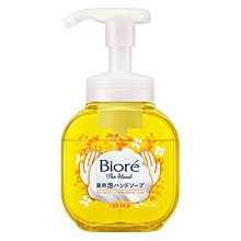 【JPGO】日本製 花王kao Biore The Hand 綿密泡沫洗手乳 250ml~黃瓶金木犀香#418