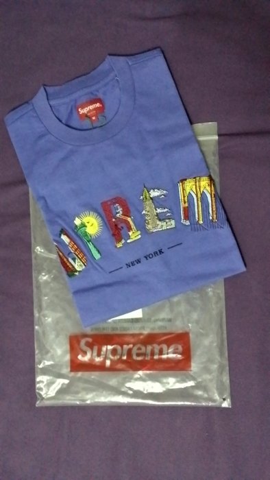 全新，現貨，M號，紫色，Supreme City Arc Tee ss19 week 4有防塵套 ...