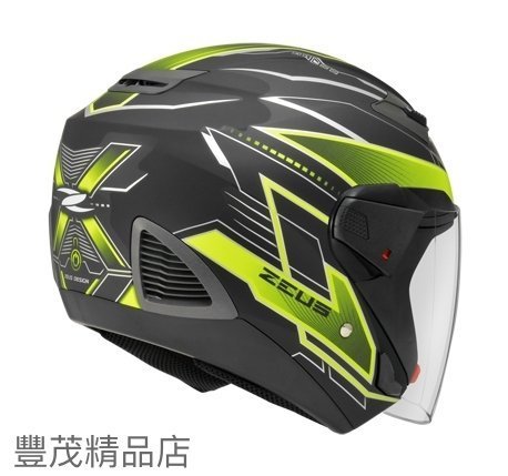 【超取免運】ZEUS 瑞獅 ZS-611E 611 611E TT18 - 3/4罩 半罩 安全帽-消光黑螢光黃