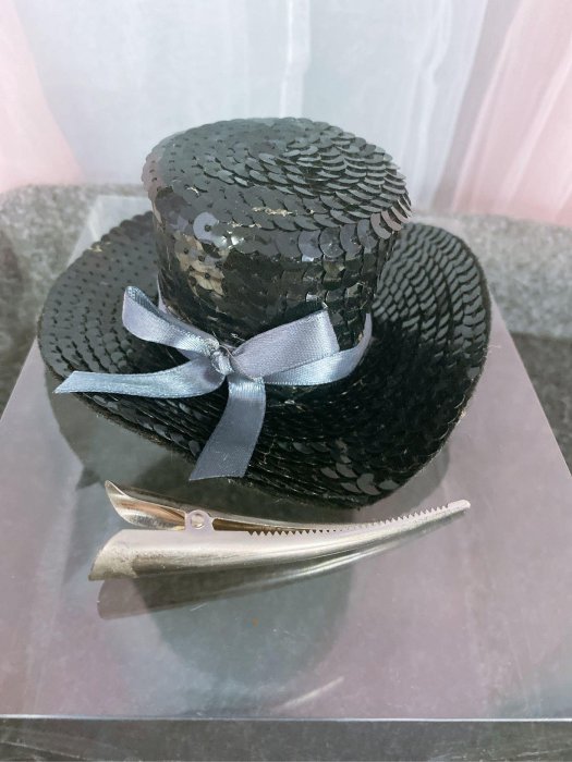 快速出貨*華麗亮片造型帽· 時尚低調髮飾·髮夾/整體造型·新娘秘書·舞台美髮彩妝·配件配飾