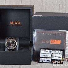 【品光數位】MIDO 香榭系列 M0316313306100 錶徑:42mm 機械錶 #95848T