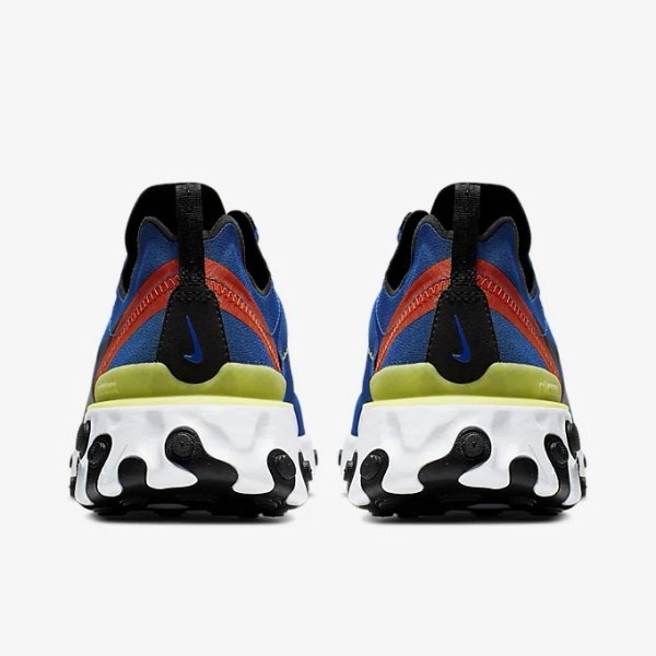 【AYW】NIKE REACT ELEMENT 55 藍色 輕量 透氣 緩震 慢跑鞋 跑步鞋 休閒鞋 運動鞋 正版公司貨