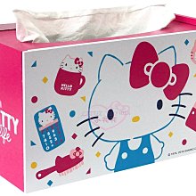 ♥小花花日本精品♥ Hello Kitty 45週年杯系列滿版圖案 衛生紙盒 面紙盒 33208602