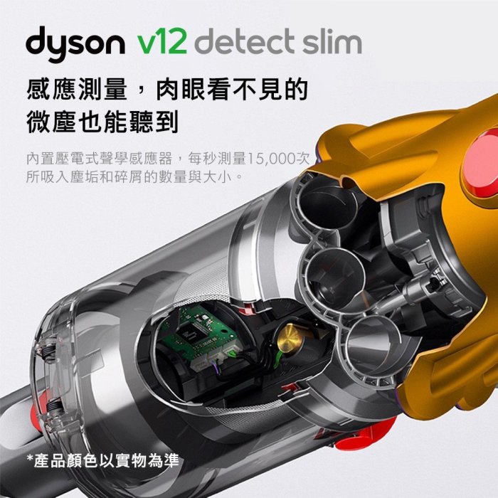 ＊錦達＊【登錄送副廠立架Dyson V12 SV20 Detect Slim Total Clean輕量智能無線吸塵器】