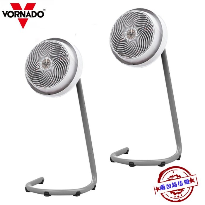 【大王家電館】【兩入超值組 限量特價】VORNADO 795W-TW /795W 美國原裝進口 沃拿多高腳渦流空氣循環扇