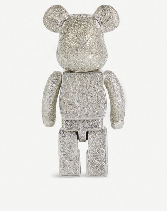 Medicom BE@RBRICK ROYAL SELANGOR 雕花錫合金製庫柏力克熊400