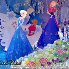 Ariel's Wish-日本東京迪士尼冰雪奇緣Frozen艾莎Elsa安娜Anna手做手摺DIY立體人形便條紙MEMO